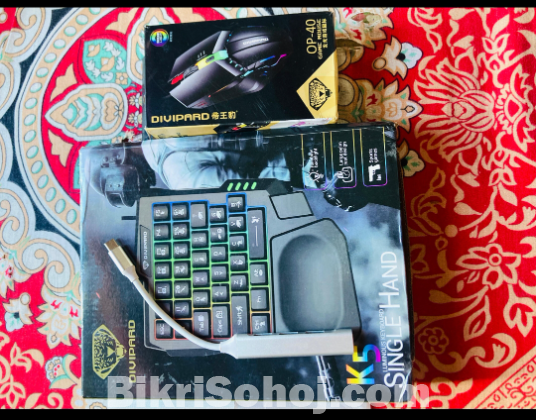 Gaming keyboard and mouse combo with Otg hub